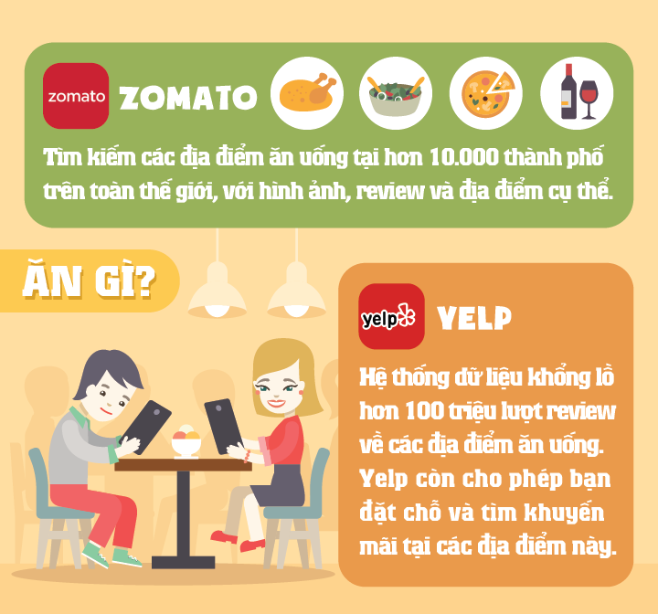 Zomato - Ứng dụng tìm kiếm nhà hàng, món ăn